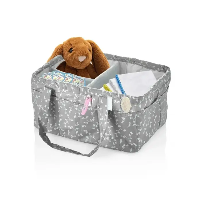  Katlamalı Anne & Bebek Organizer 795 Gri Çiçek