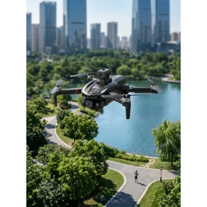 Katlanabilir Çift Kameralı Drone ile Havadan Fotoğraf ve Video Çekimi