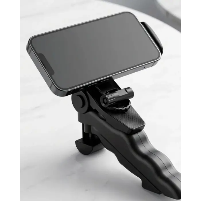 Katlanabilir Mini Telefon Tripodu Masaüstü Telefon Standı 360 Derece Ayarlanabilir