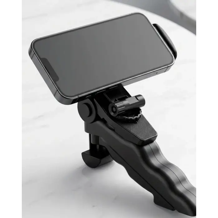 Katlanabilir Mini Telefon Tripodu Masaüstü Telefon Standı 360 Derece Ayarlanabilir