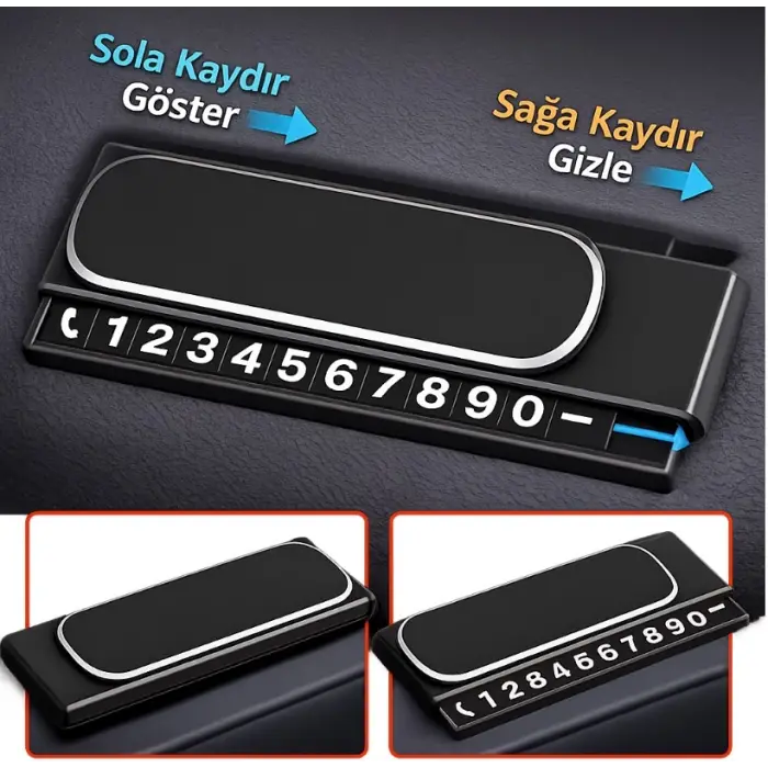 Kayar Kapaklı Torpido Üstü Fosforlu Numaratör