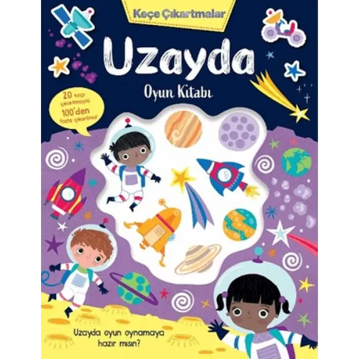 Keçe Çıkartmalar - Uzayda Oyun Kitabı