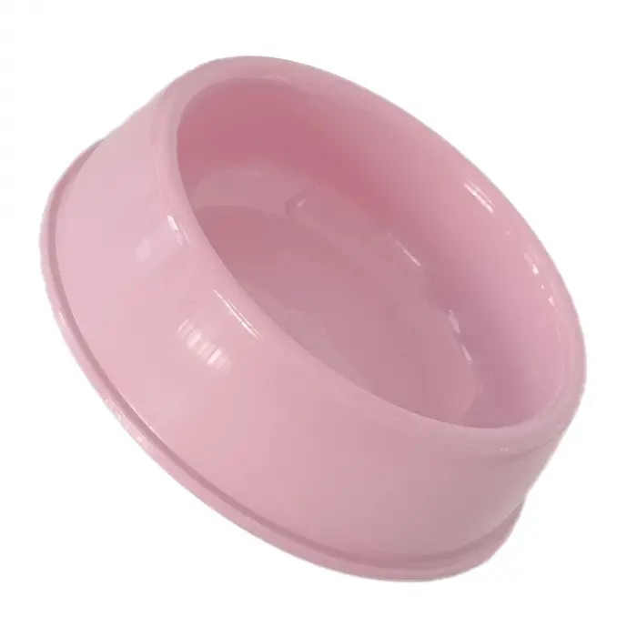 Kedi Köpek Plastik  Ve Su Kabı 20 cm - 200 ml Pembe