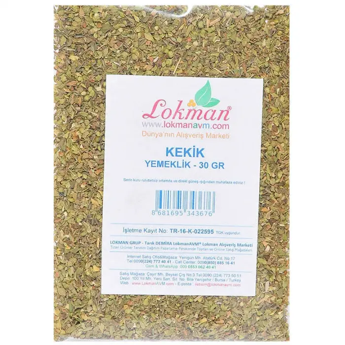 Kekik 30 Gr Paket