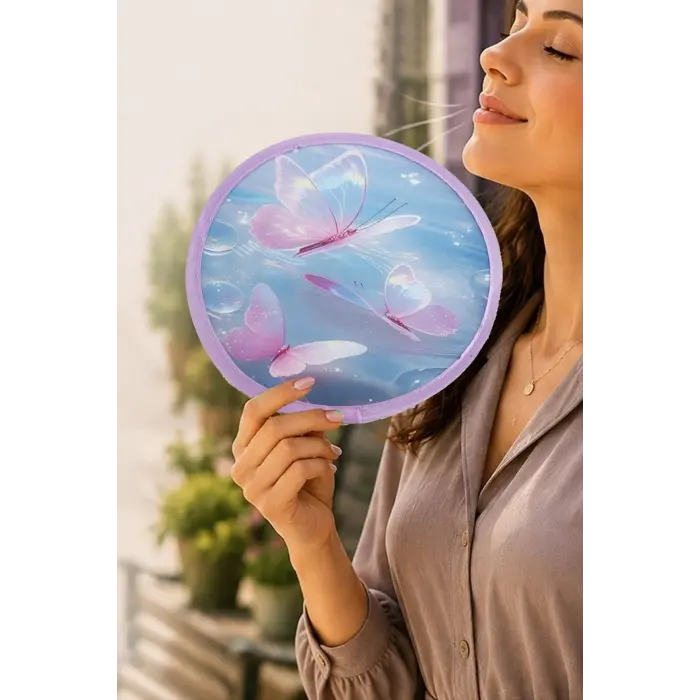 Kelebek Kore Yelpaze 20 cm