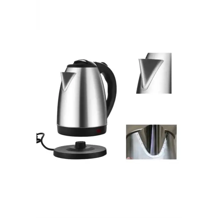 Kettle Su Isıtıcı C F Priz Uyumlu 220 - 240 V Paslanmaz Çelik Kablolu