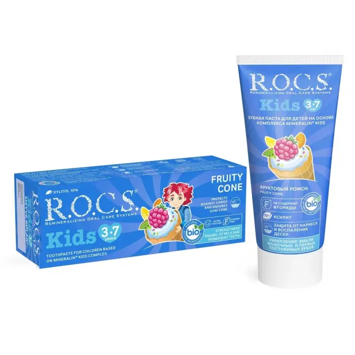 .Kids Diş Macunu 3-7 Yaş 35 ml Meyve Külahı