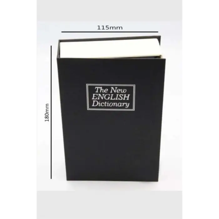 Kilitli Gizli Kasa Sözlük Kumbara Kitap Sözlük Görünümlü 18cm