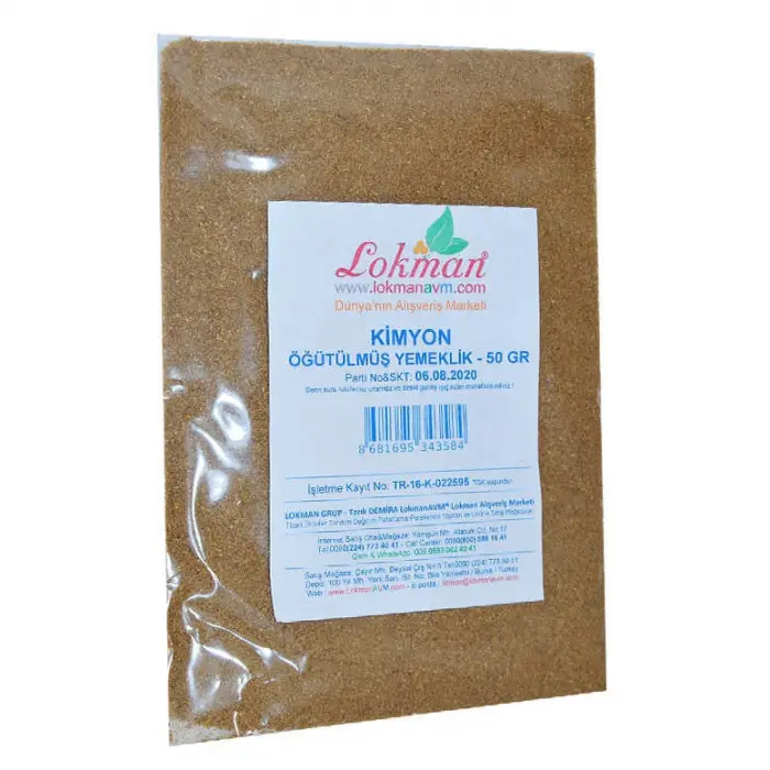 Kimyon Öğütülmüş Yemeklik 50 Gr Paket