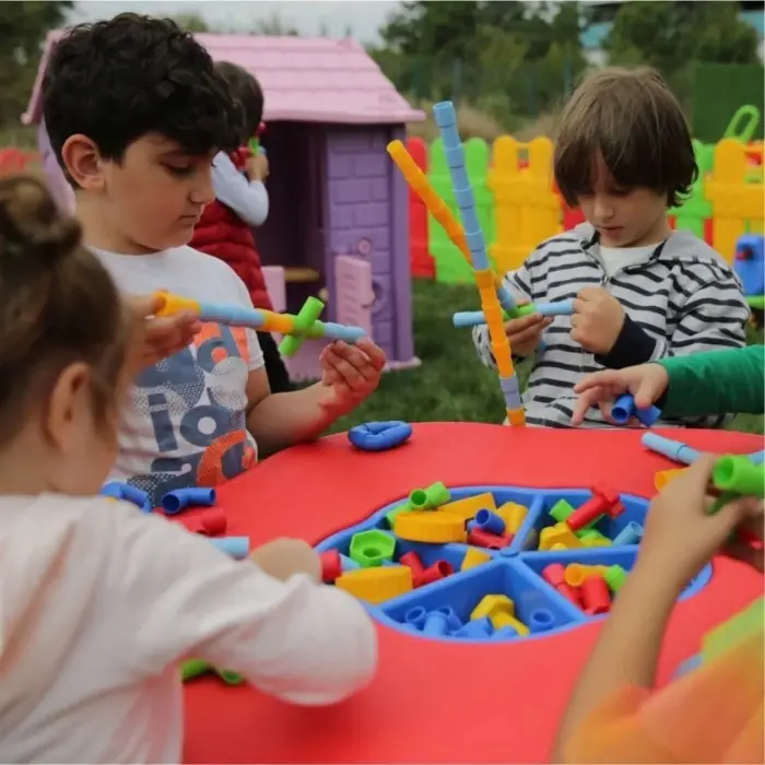 King Kids Tekerlekli Boru  72 Parça - PE 7190