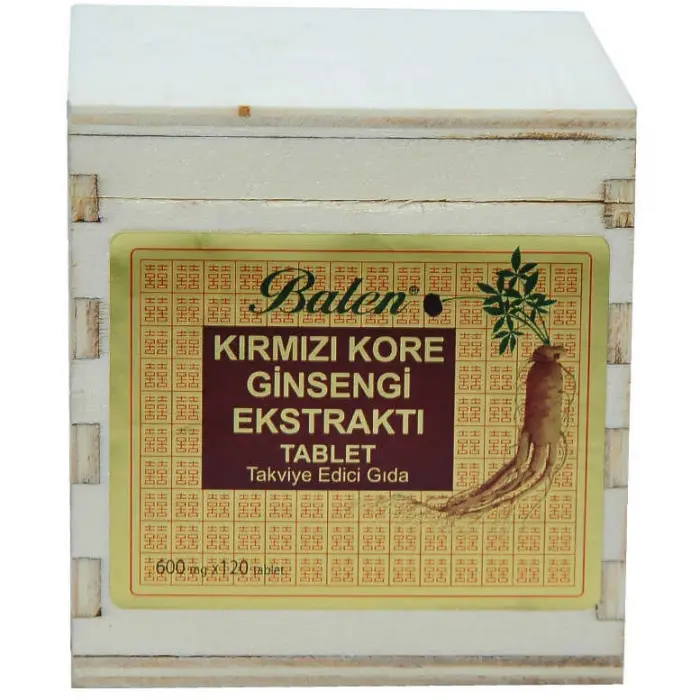 Kırmızı Kore Ginsengi Ekstraktı 120 Tablet