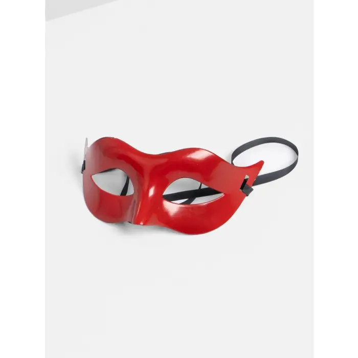 Kırmızı Renk Masquerade Kostüm Partisi Venedik B Maskesi