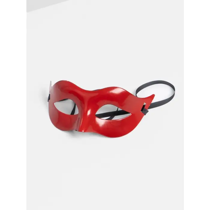 Kırmızı Renk Masquerade Kostüm Partisi Venedik Balo Maskesi Bx40