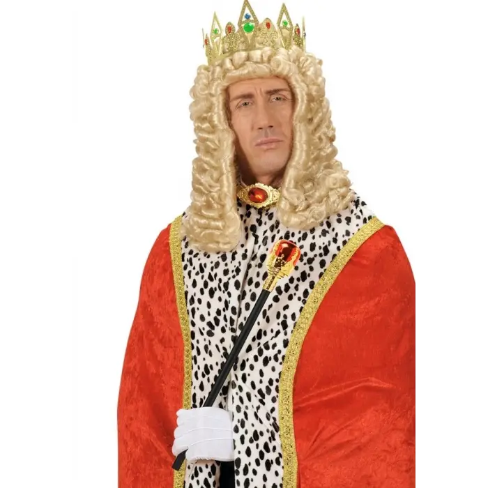 Kırmızı Topuzlu Kral Asası Kraliyet Asası 1 Adet Bx40
