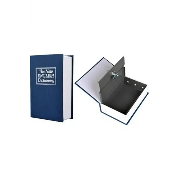 Kitap şeklinde gizli kasa kumbara İngilizce sözlük görünümlü dekoratif ürün - Hobi & Eğlence