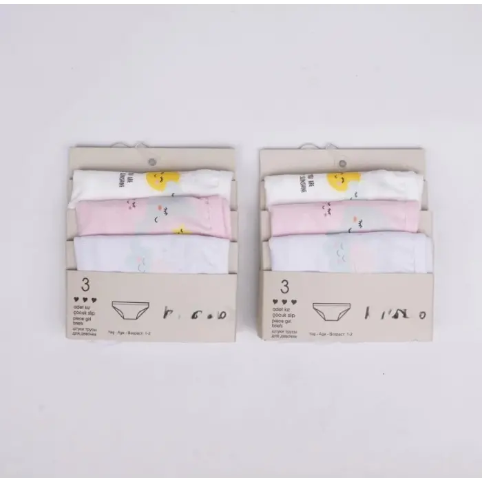 Kız 3lü Slip K128627 (tek adet fiyatıdır)