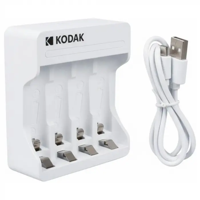 Kodak Kd-29490 4’lü Aa/aaa Ni-mh Type-c Otomatik Hızlı Pil Şarj