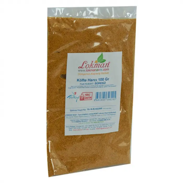 Köfte Harcı Baharat Karışımı 100 Gr Paket