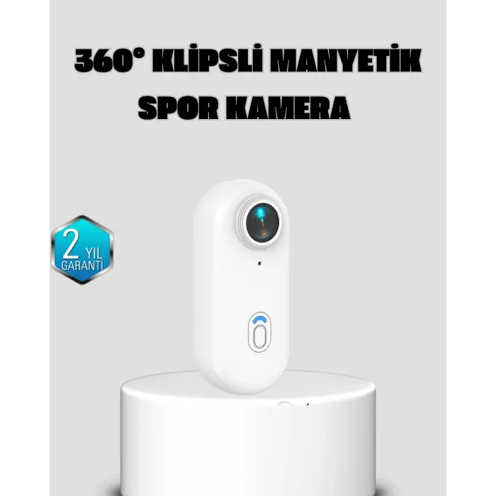 Kompakt 4K Aksiyon Kamerası Suya Dayanıklı WiFi ve 120° Geniş Açı