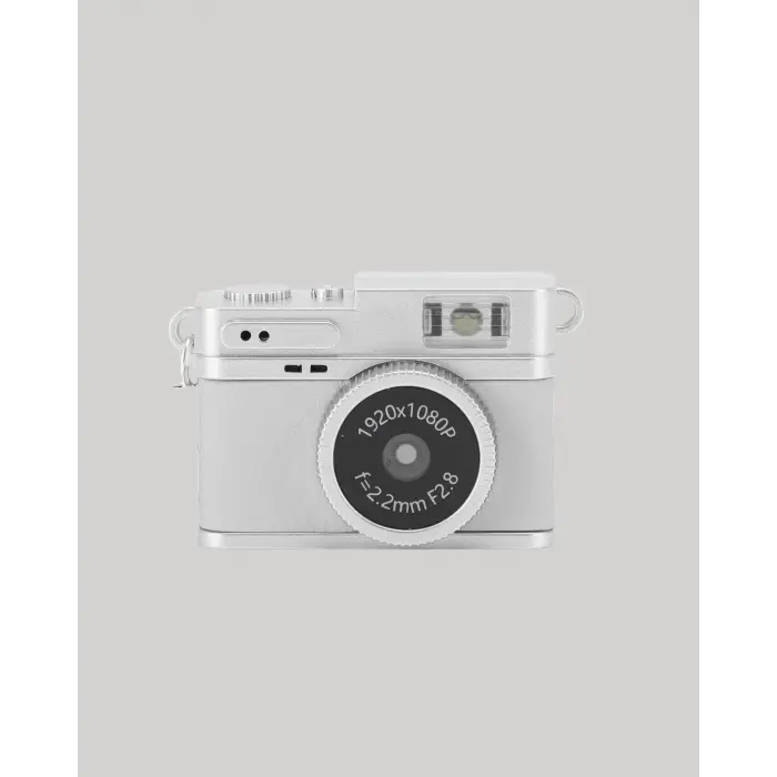 Kompakt Mini Kamera Retro Tasarım 128GB Hafıza 1080P Video