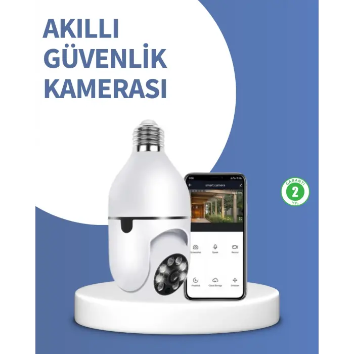 Kompakt Tasarımlı Gece Görüşlü Kablosuz Kamera