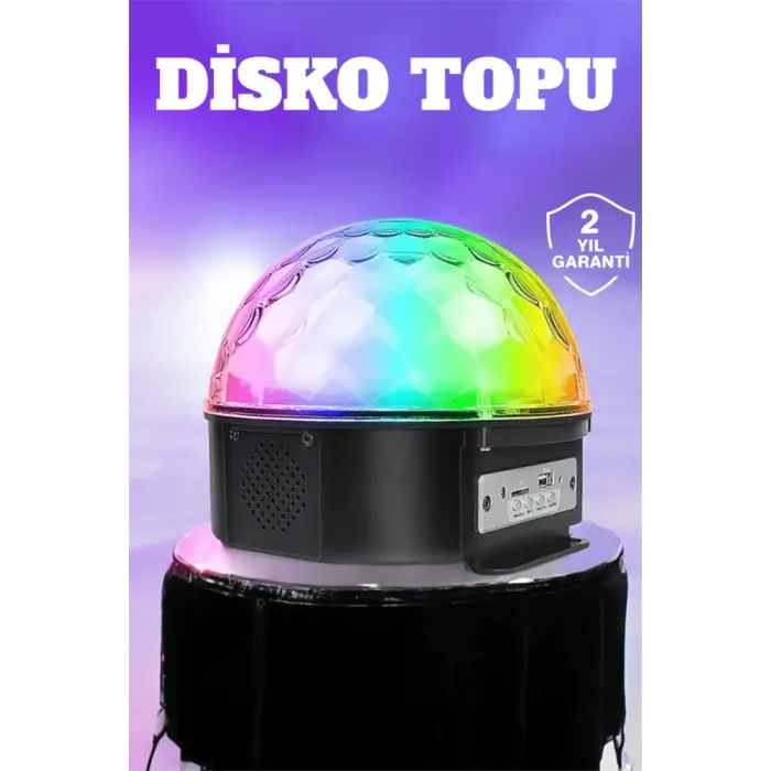 Kompakt Tasarımlı, Telefon Kontrollü Disko Topu Işıkları