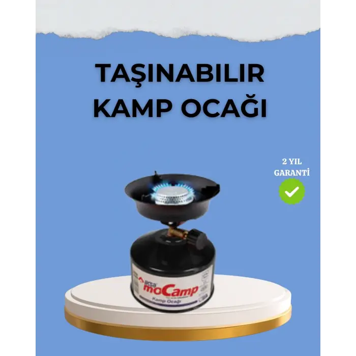 Kompakt ve Hafif Kamp Ocağı Seti Gaz Tüplü