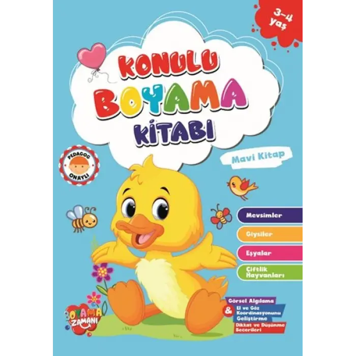 Konulu Boyama - Mi (3-4 Yaş)