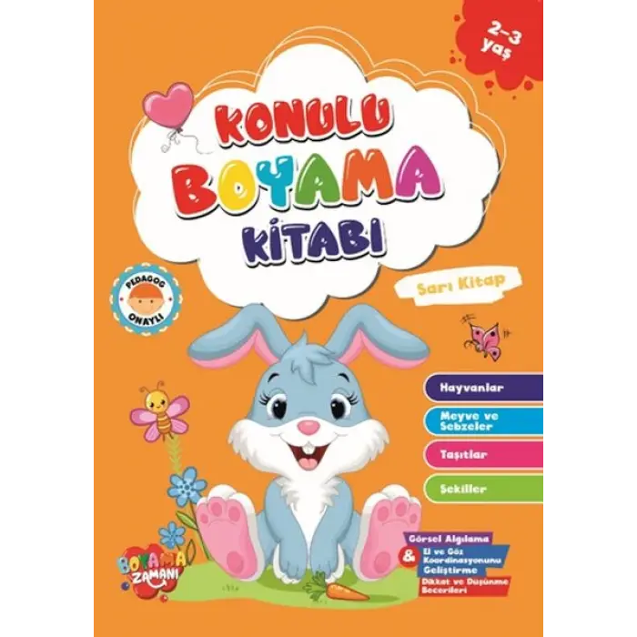 Konulu Boyama - Sarı (2-3 Yaş)