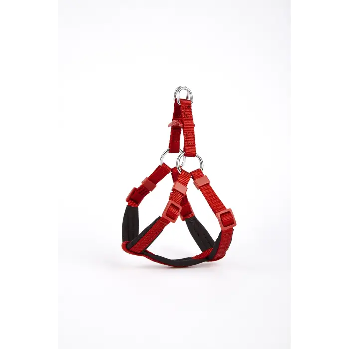Köpek Göğüs Tasması XXS 30*35 cm Kırmızı