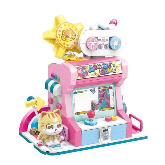 KP28019 Orange Cat Game Room Blok Seti -Vagon life