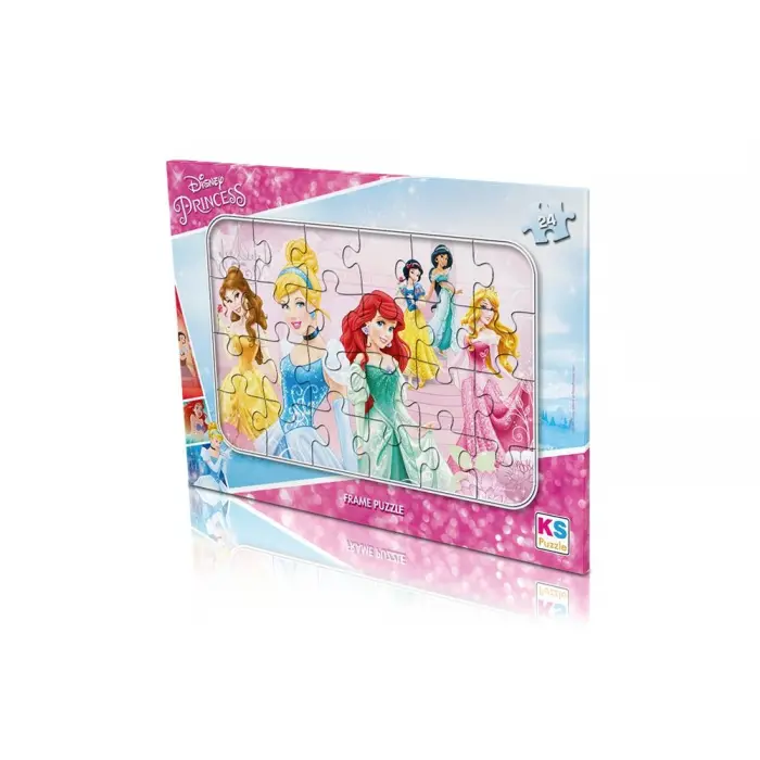 Ks Games 24 Parça  Princess Frame Puzzle