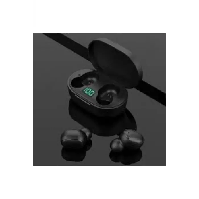 Kulak İçi TWS Bluetooth Kulaklık, Dokunmatik Kontrollü, Suya Dayanıklı Siyah Model