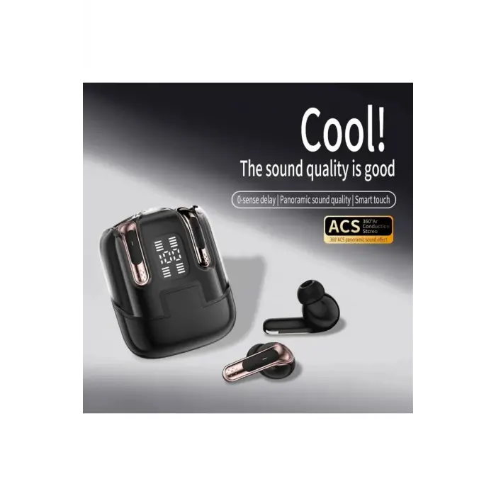 Kulak içi TWS Bluetooth Kulaklık - Renk: Beyaz, Bluetooth Versiyon: 5.3, Mikrofon