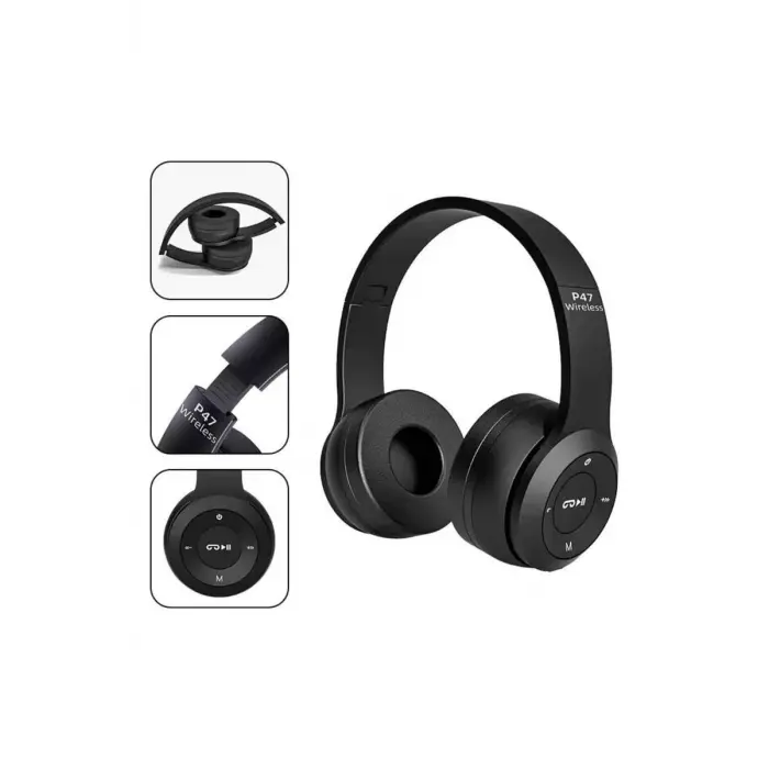 Kulak Üstü Bluetooth Kulaklık Yüksek Ses Kaliteli Ayarlanabilir