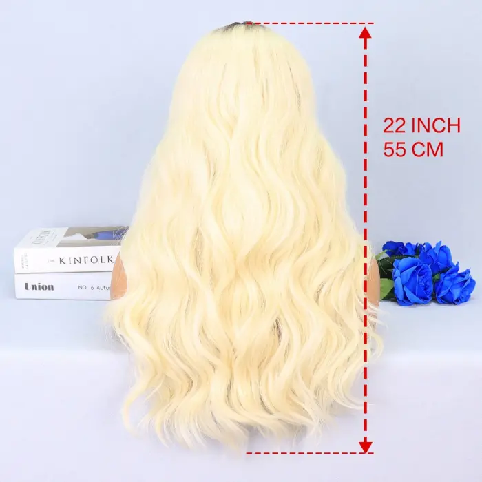 Kumral Platin Ombreli Fiber Sen Tül Peruk