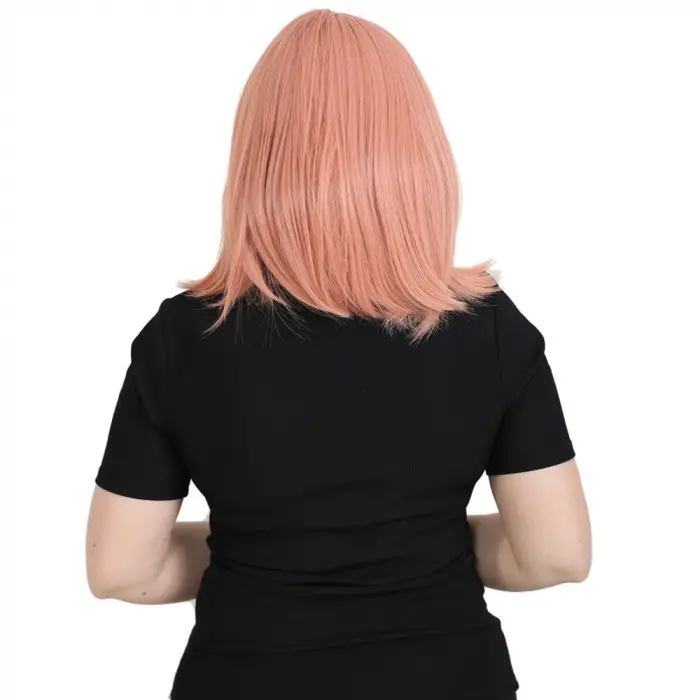Küt Kahküllü Fiber Sen Peruk / Gül Kurusu