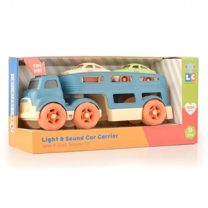 -31022 Sesli ve Işıklı Taşıyıcı Tır 3 Parça -Lets Be Child