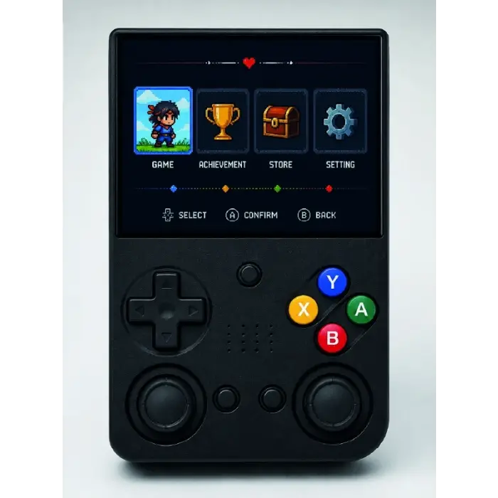 LCD Retro Oyun Konsolu TV Bağlantı Destekli Çift Analog Joystick El Tipi Konsol