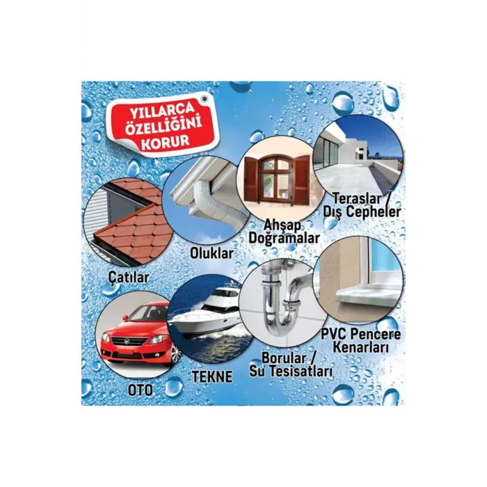 Leak Fix Kauçuk İzolasyon Spreyi 396 gr Beyaz