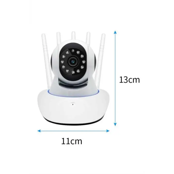 LED Aydınlatmalı 5 Antenli Motorlu 1080P Wifi Kamera Sensörlü Yeni Nesil