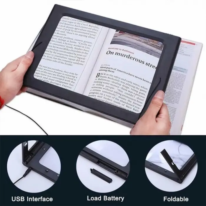 Led Işıklı   Okuma Büyüteç