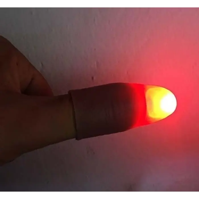 Led Işıklı Sihirli Parmak Işıklı Parmak Şaka Parmak Bx40