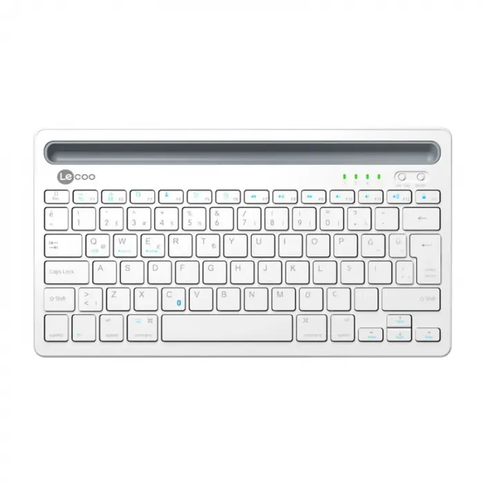 LENOVO LECOO BK100 Q Kablosuz Bluetoothlu Beyaz Klavye