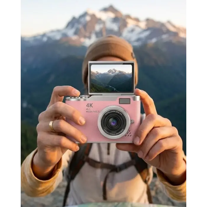 LK007 FOTOĞRAF MAKİNESİ PEMBE