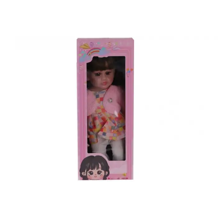 LMN232 55 CM MÜZİKLİ SİLİKONLU ET BEBEK