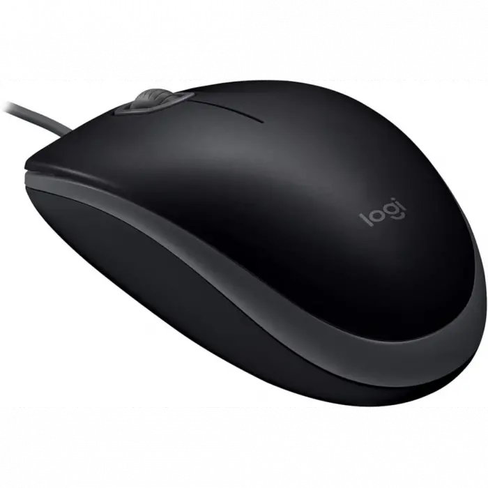 LOGITECH 910-005508, B110 Siyah, USB Kablolu, 1000dpi, Optik, 3 Tuşlu, Mouse