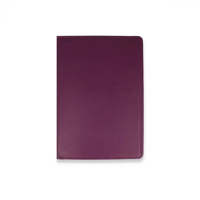 M10 X505f Kılıf 360 Tablet Deri Kılıf - Mürdüm