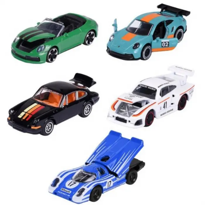 Majorette Porsche Motorsport 5li Araç Seti