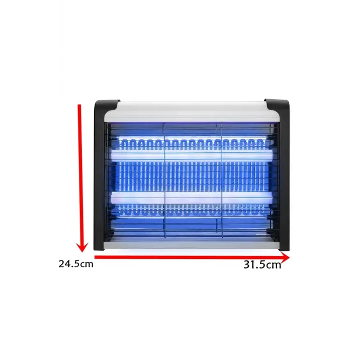 Makine formunda mavi ışıklı sinek ve böcek öldürücü kovucu, tehlikeli değil, 2x4 watt
